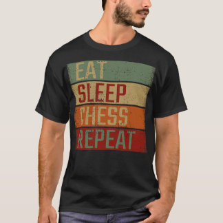 Camiseta Repetir o xadrez de repouso