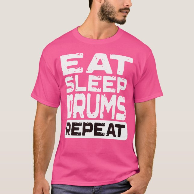 Camiseta Repetir os tambores de latência (Frente)