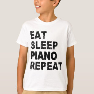 Camiseta Repetir Piano de Sono