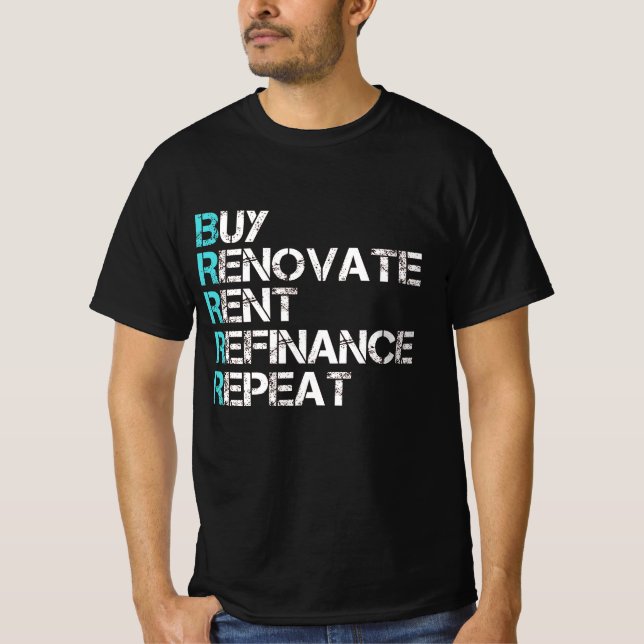 Camiseta Repetir Refinanciamento de Renovação de comprar (Frente)