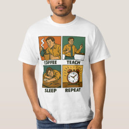Camiseta Repetir Repouso do Ensino do Café