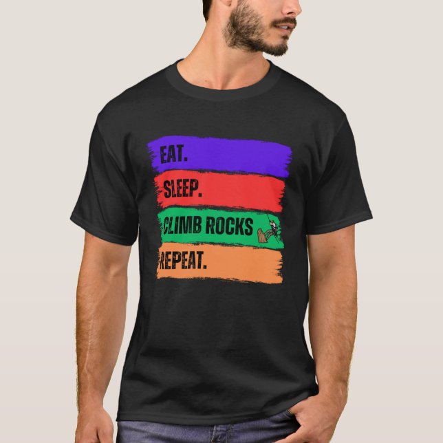 CAMISETA REPETIR ROCHAS DO CLIMB DE SONO (Frente)