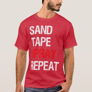 Camiseta Repetir Spray Sandape para Pintores de Carros Auto