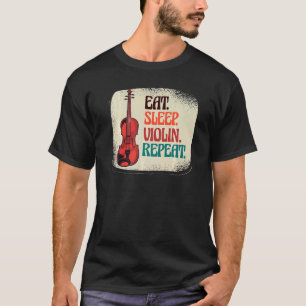 Camiseta Repetir Violino no Sono