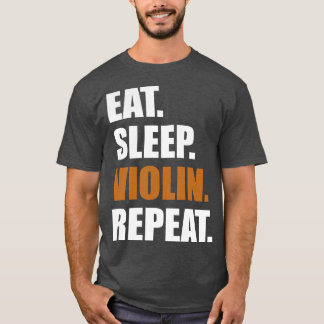 Camiseta Repetir Violino no Sono