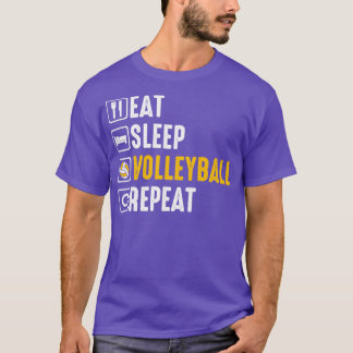 Camiseta Repetir Voleibol do Sono