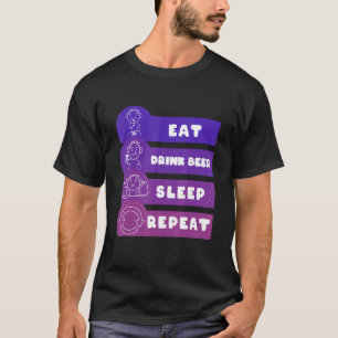 Camiseta Repita a operação de suspensão da cerveja