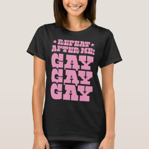 Camiseta Repita Depois De Mim Gay Liberal Flórida LGBTQ Ali