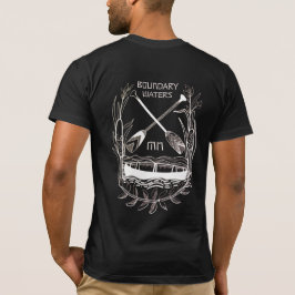 Camiseta Repita o transporte de remo. Águas de Fronteira