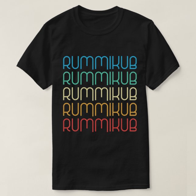 Camiseta Repito Rummikub Vintage T-Shirt (Frente do Design)