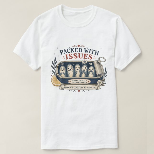 CAMISETA REPLETO DE PROBLEMAS (Frente do Design)