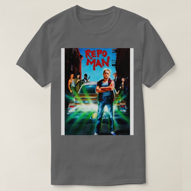Camiseta Repo Man 1984 (Frente do Design)