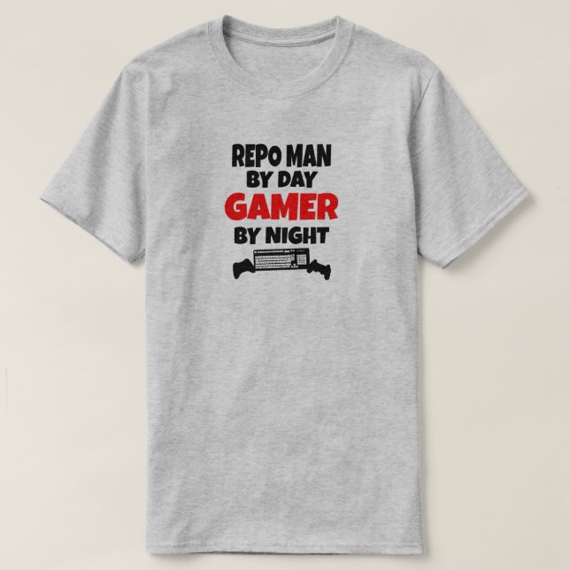 Camiseta Repo Man ama Jogar Videos games (Frente do Design)