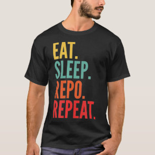 Camiseta Repo Repo Crypto Comer Repo Sleep