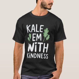 Camiseta Repolho Com Gentileza Citação Vegana Estilo de Vid
