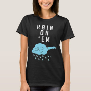 Camiseta Repórter da Nuvem de Chuva de Meteorologia