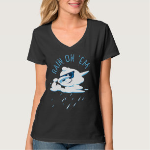 Camiseta Repórter da Nuvem de Chuva de Meteorologia
