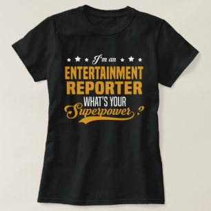 Camiseta Repórter de entretenimento