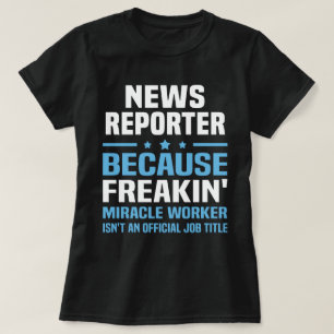 Camiseta Repórter de Notícias