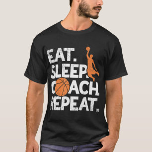 Camiseta Repórter de treinador de basquete assistente para
