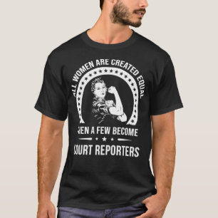 Camiseta Repórter do Tribunal das Mulheres Repórter Pullove