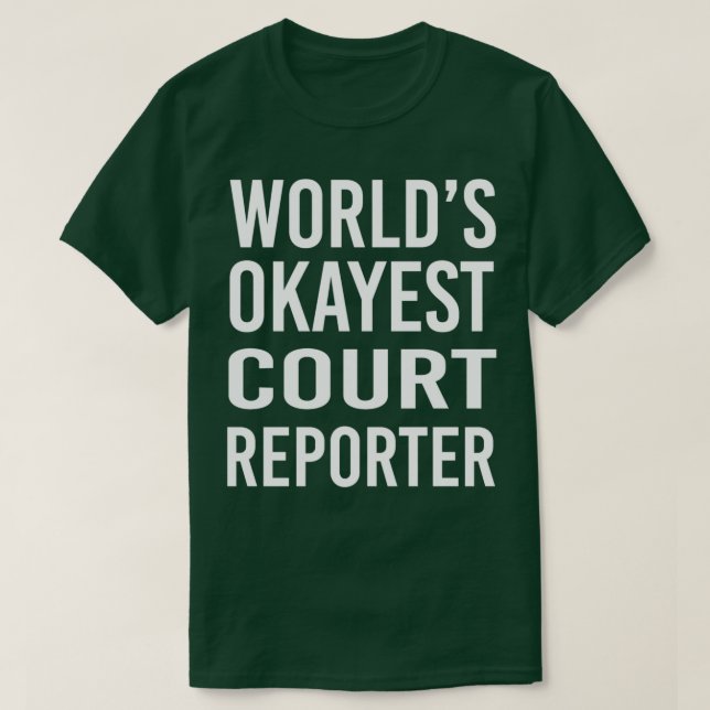 Camiseta Repórter do Tribunal de Justiça (Frente do Design)