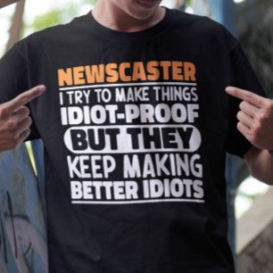Camiseta Repórter, Tento Fazer Coisas Engraçadas
