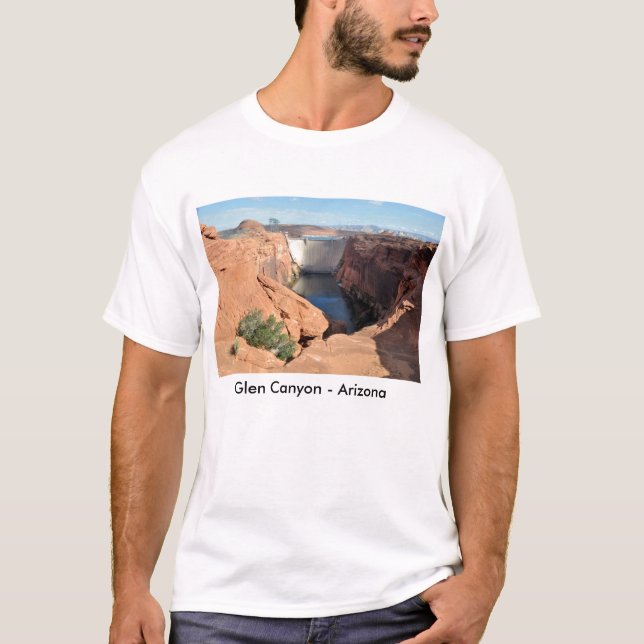 Camiseta Represa da garganta do vale (Frente)