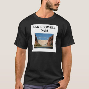 Camiseta represa de powell do lago