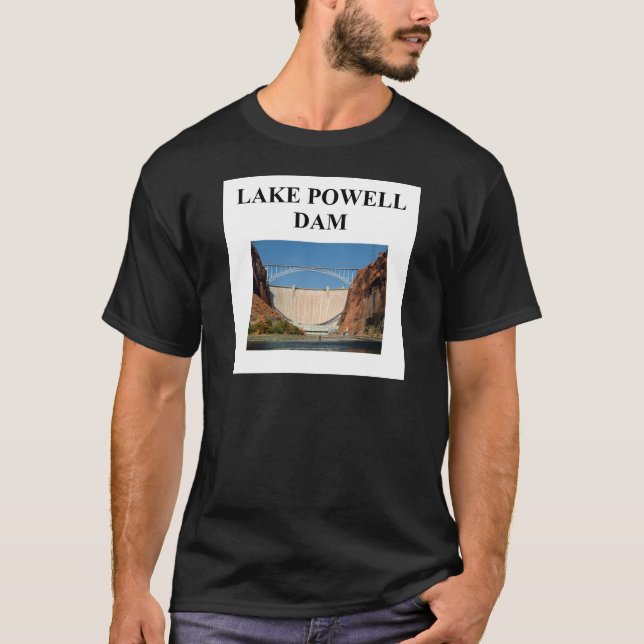 Camiseta represa de powell do lago (Frente)