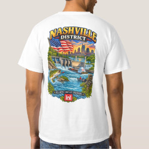 Camiseta Represa de Vida Selvagem do Corpo de Engenheiros d