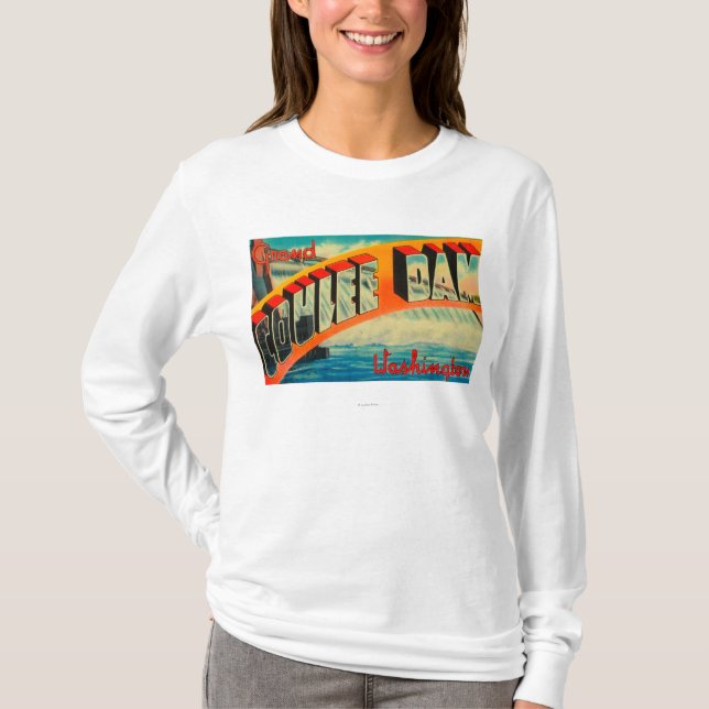 Camiseta Represa grande de Coulee, Washington (Frente)