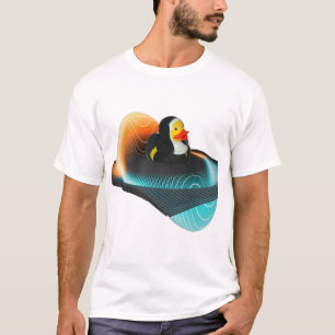 Camiseta Representação de campo de dobra 1