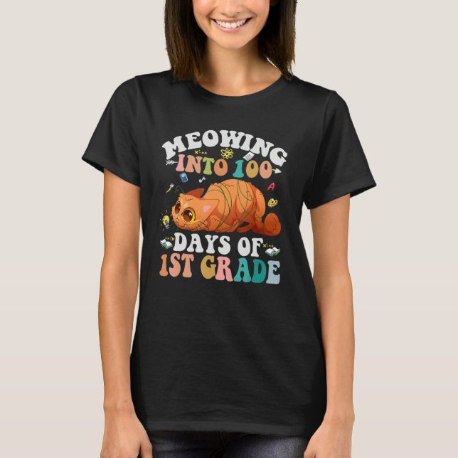 Camiseta Representando Em 100 Dias De Gato De Nerd Da Class (Frente)