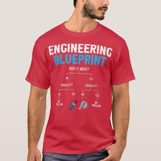 Camiseta Representante de Fita de Duto de Engenheiro Engraç