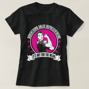 Camiseta Representante de vendas de publicidade