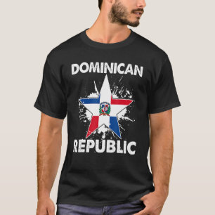 Camiseta Representante Dominicano Patriótico do Orgulho Dom