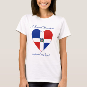 Camiseta Representante dominiquense. T-shirt do querido da