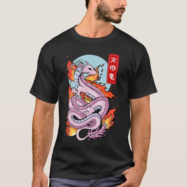 Camiseta Representante Mítico Elemental da Asa do Dragão de (Frente)