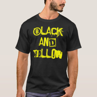 Camiseta Representante preto e amarelo