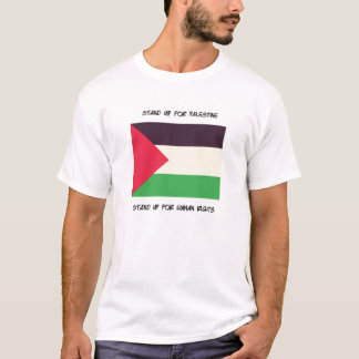 Camiseta Represente acima Palestina - t-shirt da bandeira