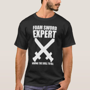 Camiseta Reprodução de Função de Especialista em Espada de