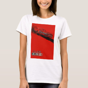 Camiseta reprodução de pôster do Oldsmobile 442 de 1964