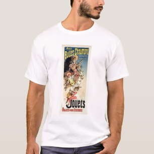 Camiseta Reprodução de um GIF do ano novo de propaganda d