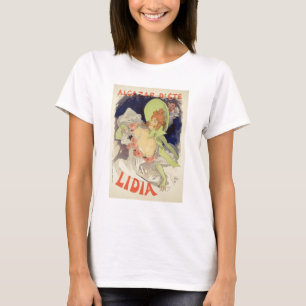 Camiseta Reprodução de uma propaganda de poster "Lidia",
