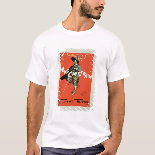 Camiseta Reprodução de uma propaganda de poster 'o Chieftai (Frente)