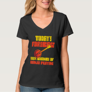 Camiseta Reprodutor De Banjo Previsão De 100 Oportunidades