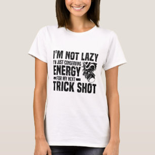 Camiseta Reprodutor de Cue do Snooker de Bilhares de piscin