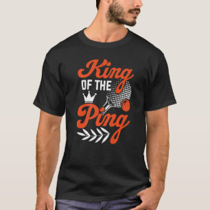 Camiseta Reprodutor de Mesa do Ping Pong