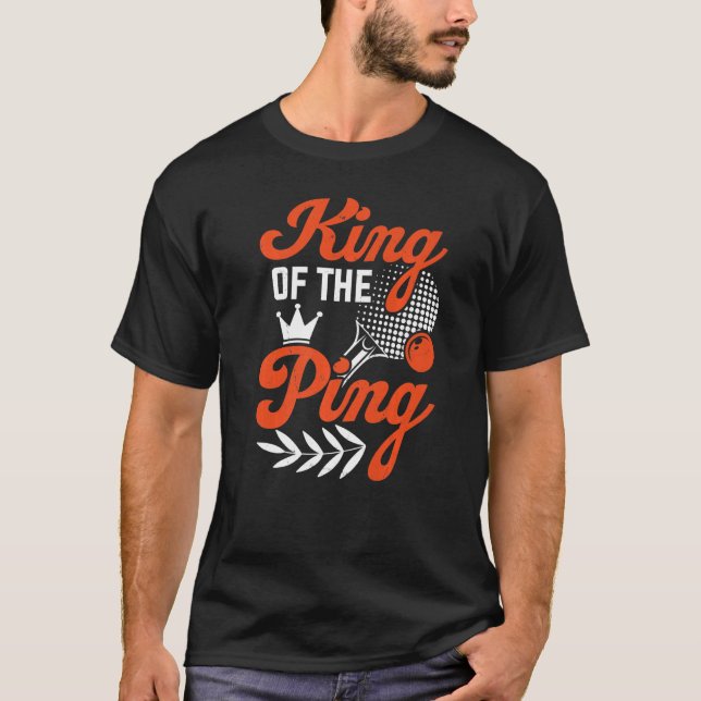 Camiseta Reprodutor de Mesa do Ping Pong (Frente)